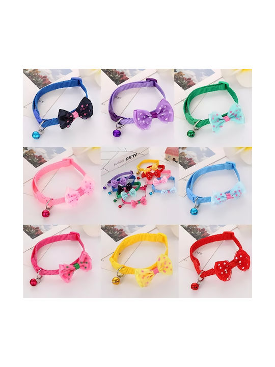 Hundehalsband aus Nylon in Rosa Farbe 10mm