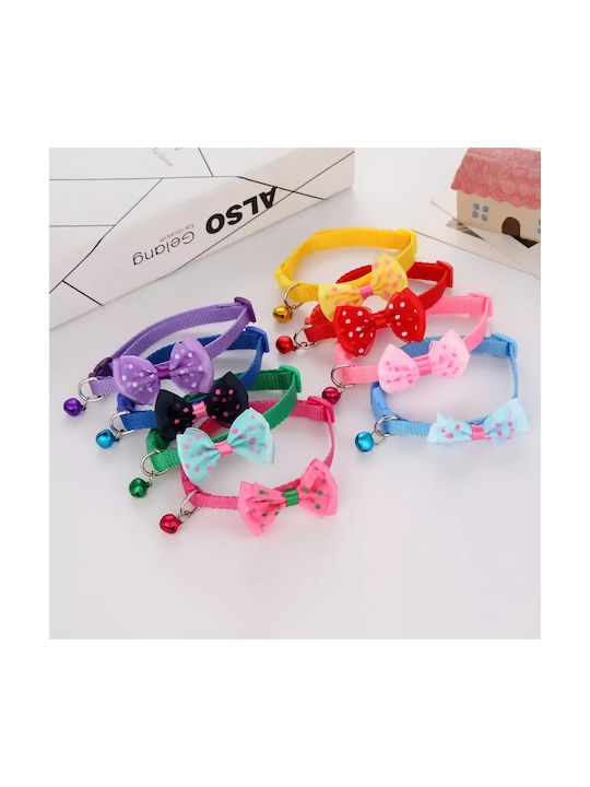 Hundehalsband aus Nylon in Rosa Farbe 10mm