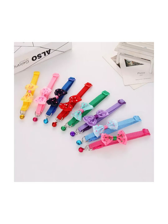Hundehalsband aus Nylon in Rosa Farbe 10mm