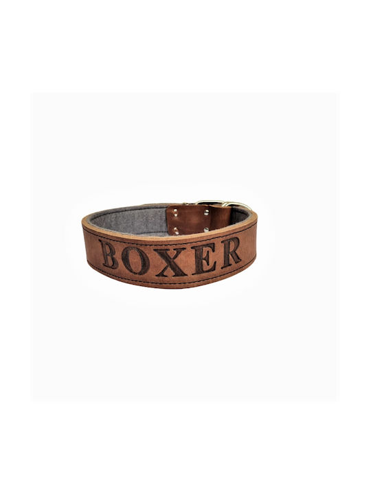 ByLeather Dog Collar 60cm Small Brown