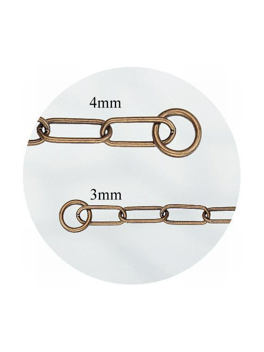 Sprenger Edelstahl Hundehalsband aus Kette in Silber Farbe Klein 3mm x 60cm