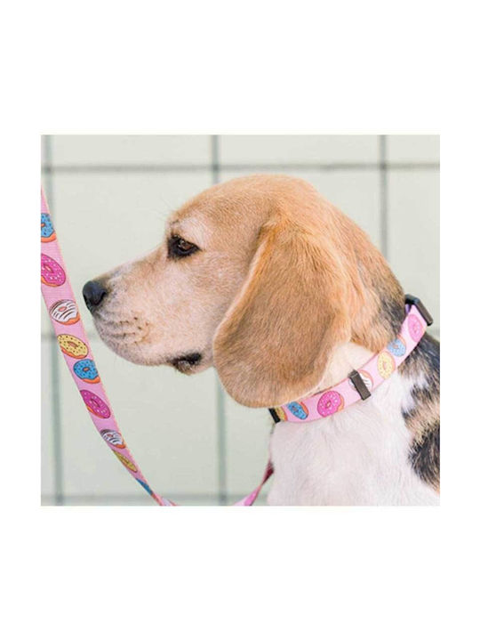 Dashi Donut Dog Collar Large Pink