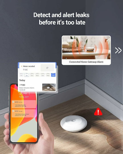 Ezviz T10C Wireless Battery Flood Detector Wi-Fi ZigBee