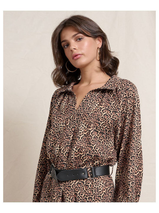 Passager Midi Dress Animal Print