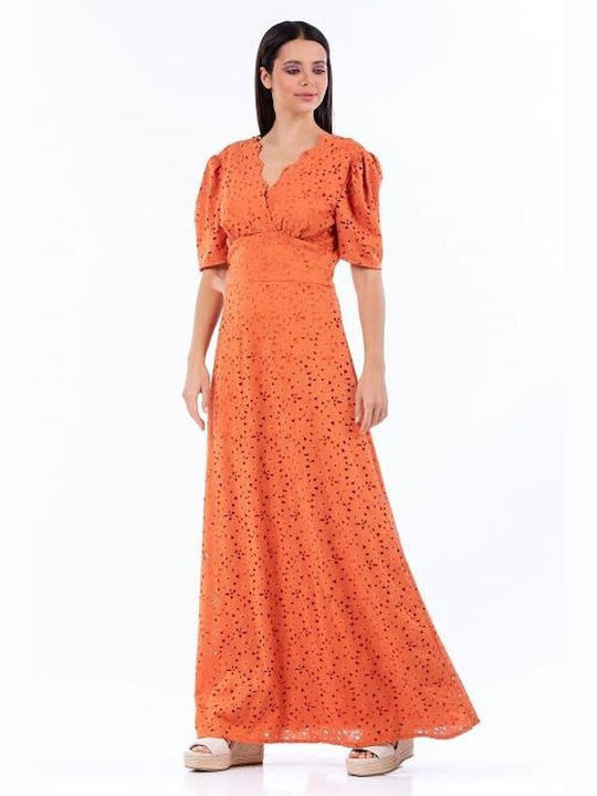 Bellino Sommer Maxi Kleid Orange