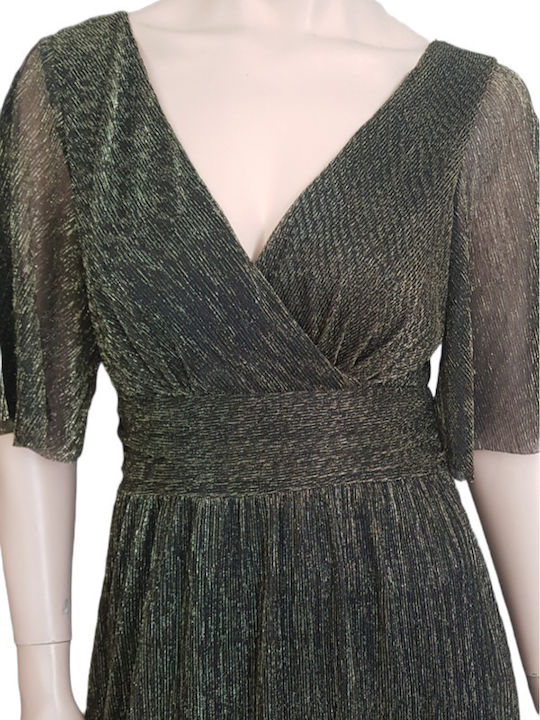 Maxi Kleid für Hochzeit / Taufe Gold
