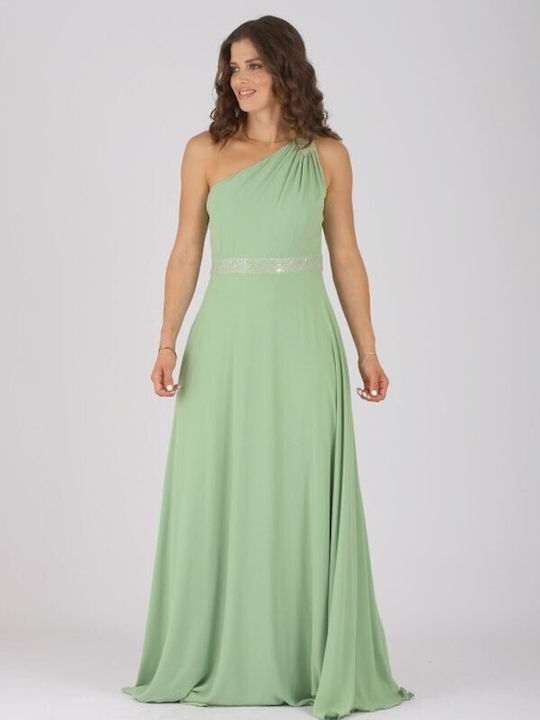 Bellino Maxi Dress for Wedding / Baptism Green