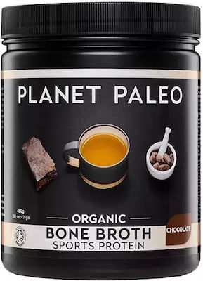 Planet Paleo Organic Bone Broth Sports with Flavor Chocolate 480gr