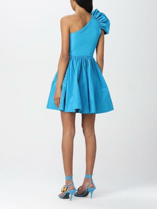 Pinko Summer Mini Evening Dress Light Blue