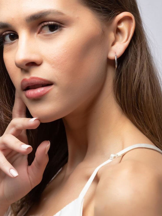 Eforo Earrings Hoops made of Silver
