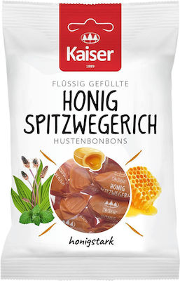 Kaiser 1889 Honig Spitzwegerich Dropsuri cu Miere & Pentaneuro pentru Tuse Uscată fără Gluten 90gr