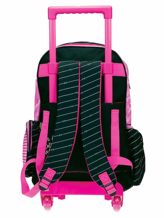 Gim Barbie Schulranzen Trolley Grundschule mit Flaschenhalter Rosa 27l 35 x 20 x 46cm