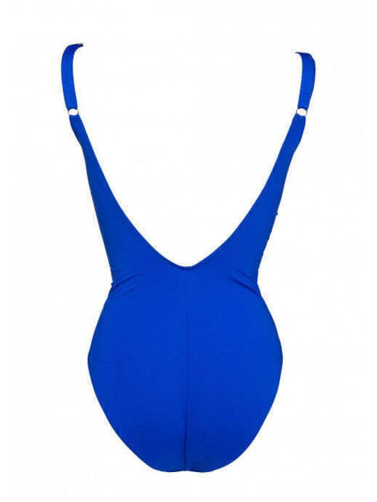 Bluepoint One-Piece Swimsuit with Open Back Blue