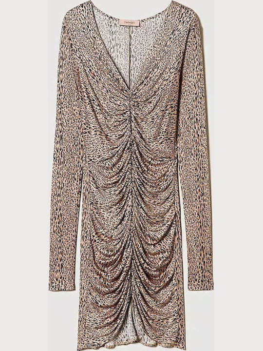 Mini Βραδινό Φόρεμα Animal Print