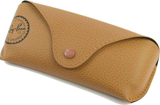 Ray Ban Brillentasche Halbhart mit Clip Braun