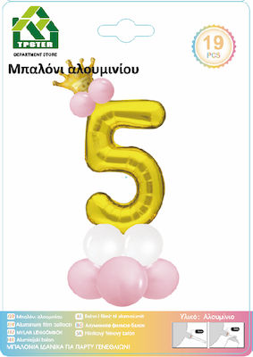 Set of 19 Balloons Foil Marriage Numbers