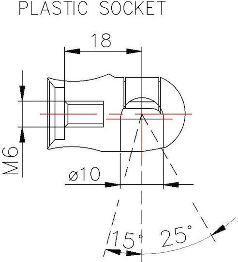 Fa Krosno Trunk Shock for Jeep Cherokee 2001-2008