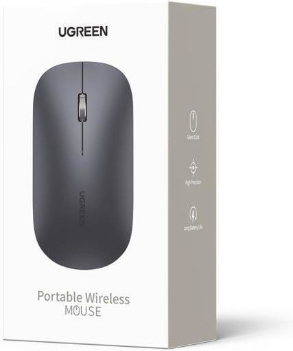 Ugreen MU001 Безжичен Мишка Черен
