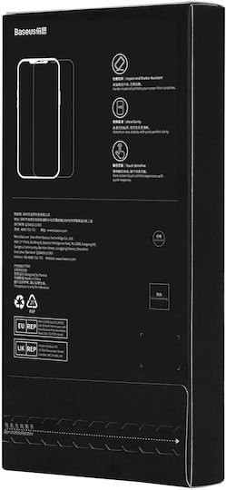 Baseus 0.4mm Full Face Tempered Glass (iPhone 12 Pro Max)