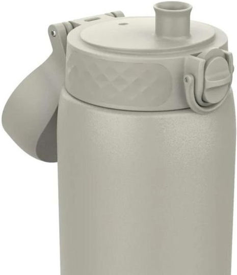 Ion8 Stainless Steel Plastic Thermos Bottle 500ml Gray