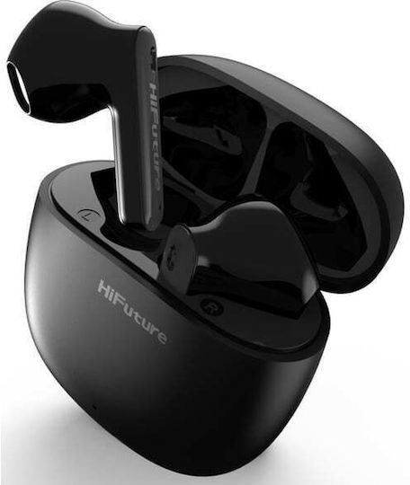 HiFuture Colorbuds 2 Bluetooth Handsfree Ακουστικά με Αντοχή στον Ιδρώτα και Θήκη Φόρτισης Μαύρα