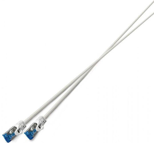 Grundig SF/UTP Cat.6a (Gigabit) Καλώδιο Δικτύου Ethernet 2m Λευκό