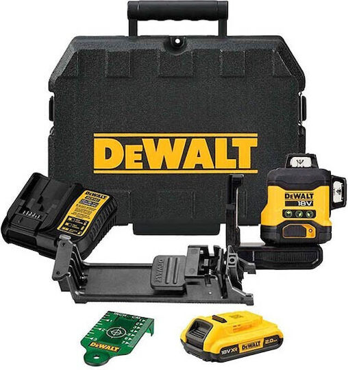 Dewalt Self-leveling Linear Laser Level Green Beam 18V with Working Range 40m