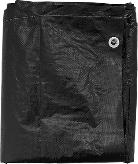 vidaXL Waterproof Dining Table Cover Black 192x82x65cm