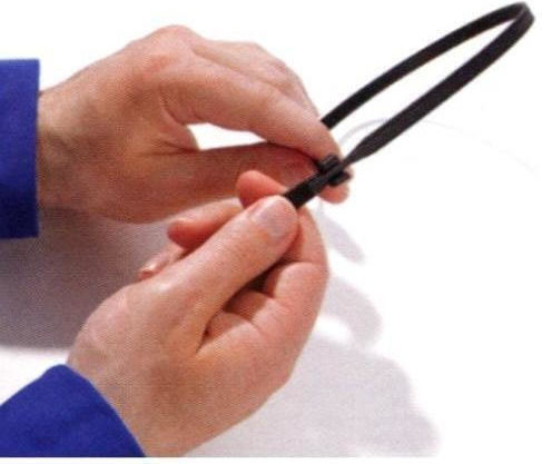 Elvhx Δεματικά Καλωδίων Πλαστικά 290mmx4.7mm σε Μαύρο χρώμα (100τμχ) (1079)