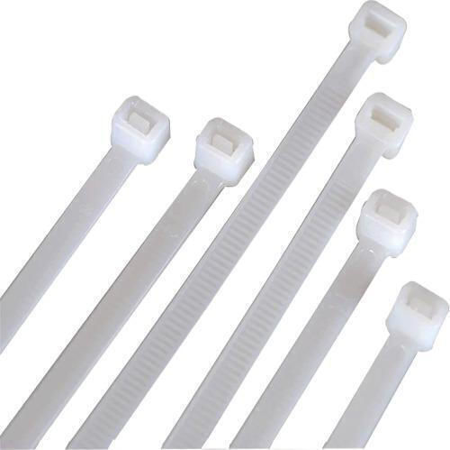 Pack of 100pcs White Plastic Cable Ties 500x8mm 22.03.0116