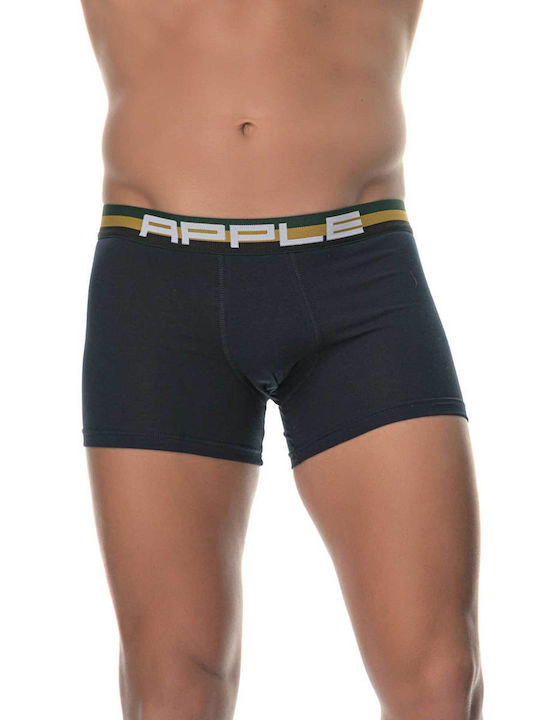 Apple Boxer Herren Boxershorts Anthracite/Green/Yellow 1Packung