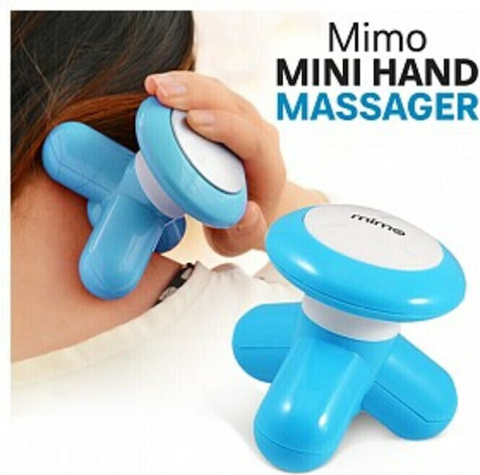 Mimo Mimo Massager Massage Device for the Neck, the Back, the Legs & the Hands with Vibration Blue XY-3199