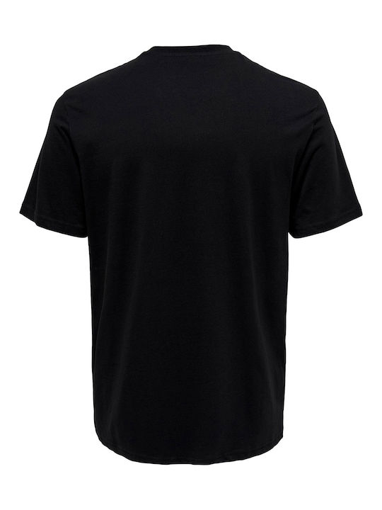 Only & Sons Men's Short Sleeve T-shirt Black