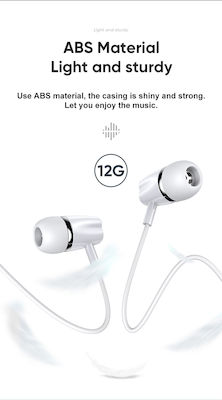 Joyroom EL114 In-ear Handsfree Headphones with Connector 3.5mm Blue