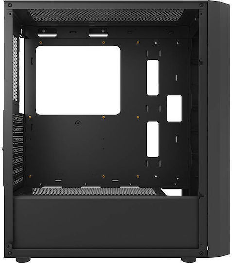 Darkflash DK351 Gaming Midi Tower Κουτί Υπολογιστή με Πλαϊνό Παράθυρο Μαύρο
