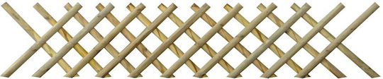 Showood Ξύλινη Πόρτα Φράχτη σε Μπεζ Χρώμα 80cm x 1m