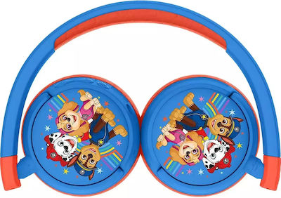 OTL Paw Patrol Kids Wireless/Wired On Ear Kids' Headphones with 24 hours of Operation Blue PAW981