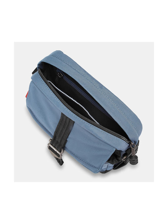 Hedgren Herrentasche Schulter / Crossbody Blau