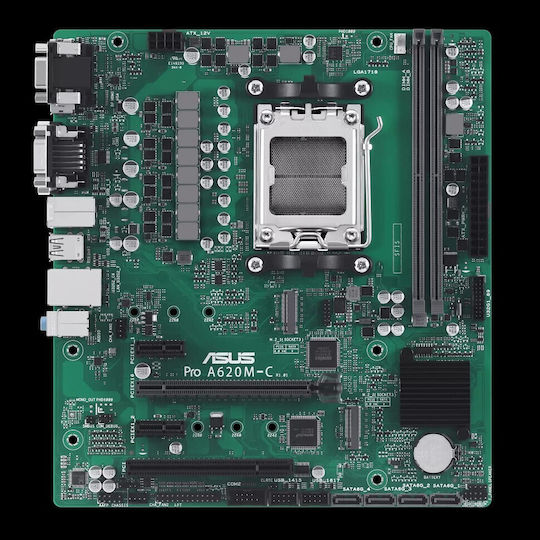 Asus Pro A620M-C-CSM Placă de bază Micro ATX cu AMD AM5 Socket