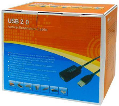 USB 2.0 Cable USB-A male - USB-A female 20m (04.001.0323)