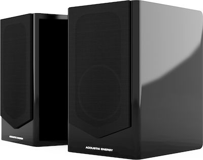 Acoustic Energy AE500 Pair of Hi-Fi Speakers Bookself 120W 2 No of Drivers W18.5xD26xH31cm. Black