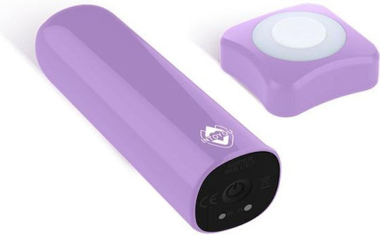 Action Vibrating Mini Δονητής Bullet με Απομακρυσμένο Έλεγχο Μωβ
