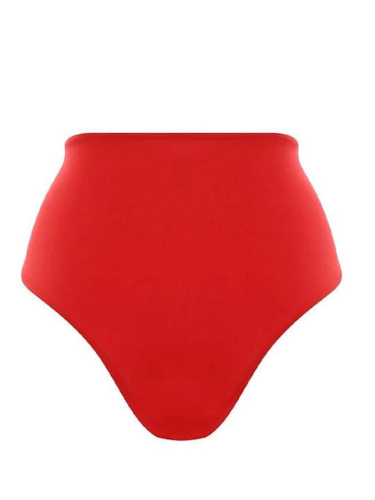 Brina Shaka Bikini Slip Ψηλόμεσο Κόκκινο