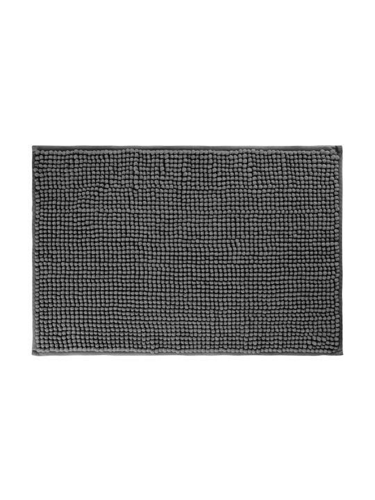 Guy Laroche Miami Shower Curtain Fabric 180x180cm Set of 4 pieces Anthracite