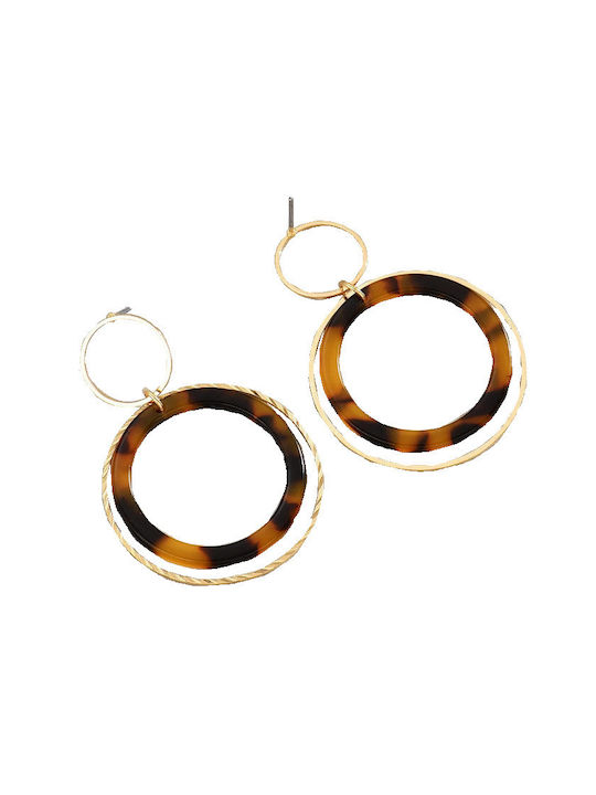 Tatu Moyo Earrings Hoops Gold Plated