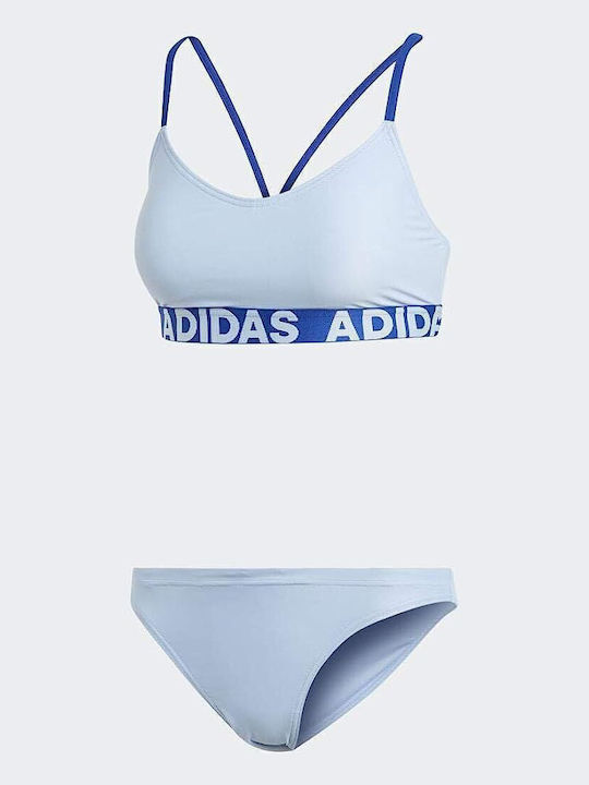 Branded Bik Sport Bikini Set Sports Bra Light Blue