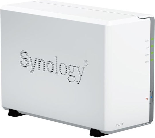 Synology Diskstation DS223J NAS Кула с 2 слота за HDD/SSD