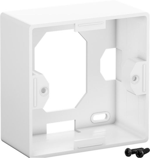 Goobay Double External Network Socket RJ45 Type Cat6 In White Colour 68244