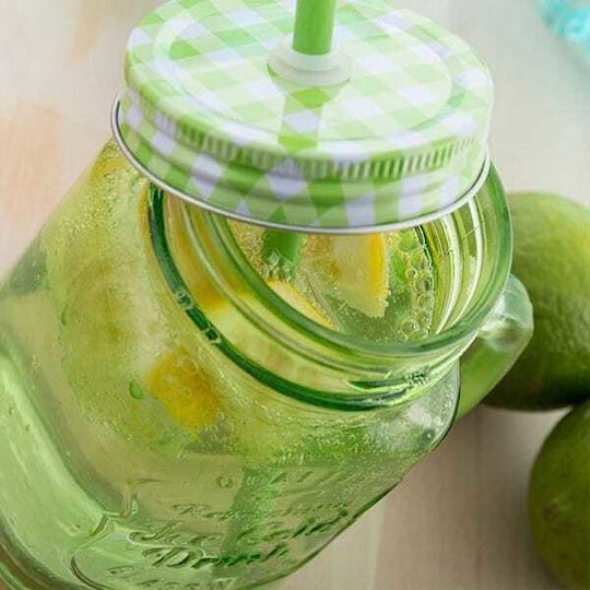 Viosarp Glass Water made of Glass with straw 400ml