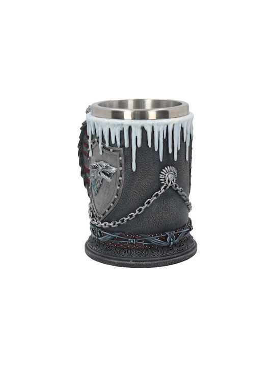 Nemesis Now Glass Beer, μπίρας made of Stainless Steel in Gray Color 620ml 1pcs